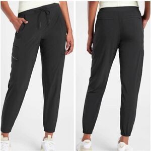Athleta Go Far Travel Pant Black Jogger, Women’s Size 0